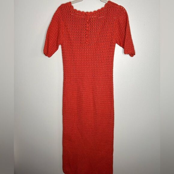 Veronica Beard Crochet Short Sleeve Dress - Picture 4 of 4